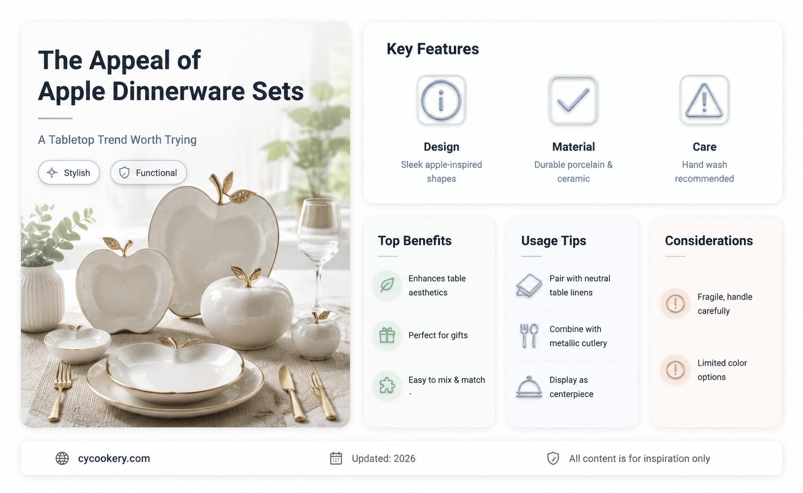 aplle dinnerware sets