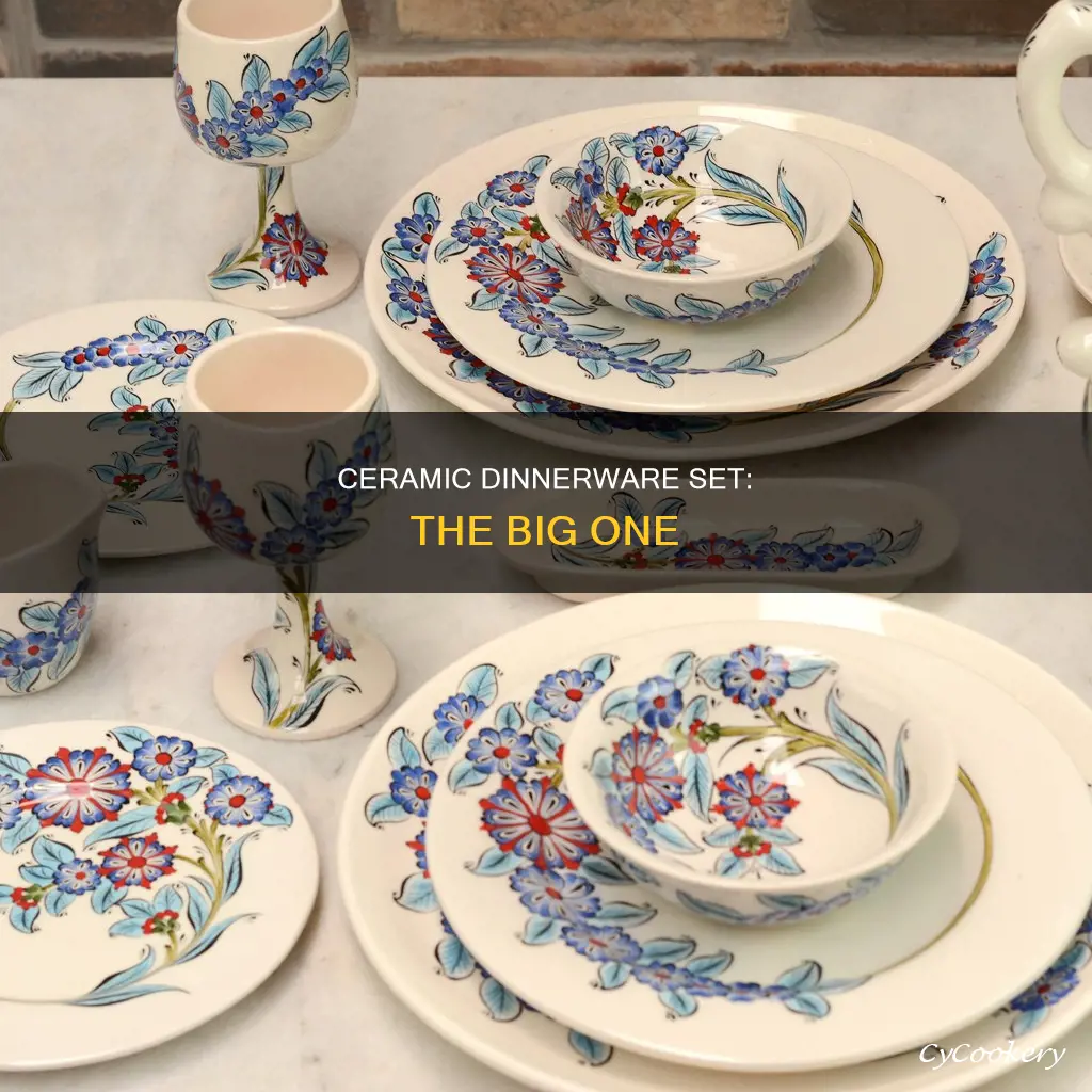 the big one 12 piece ceramic dinnerware set