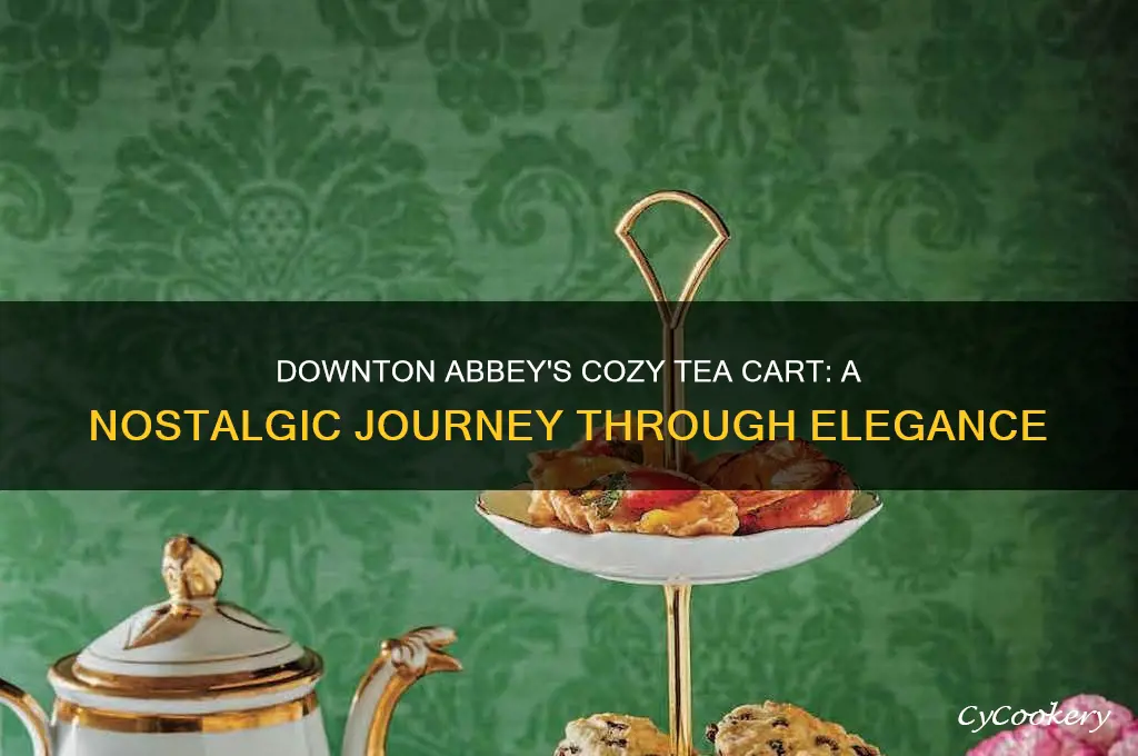 the cozy tea cart downton abbey