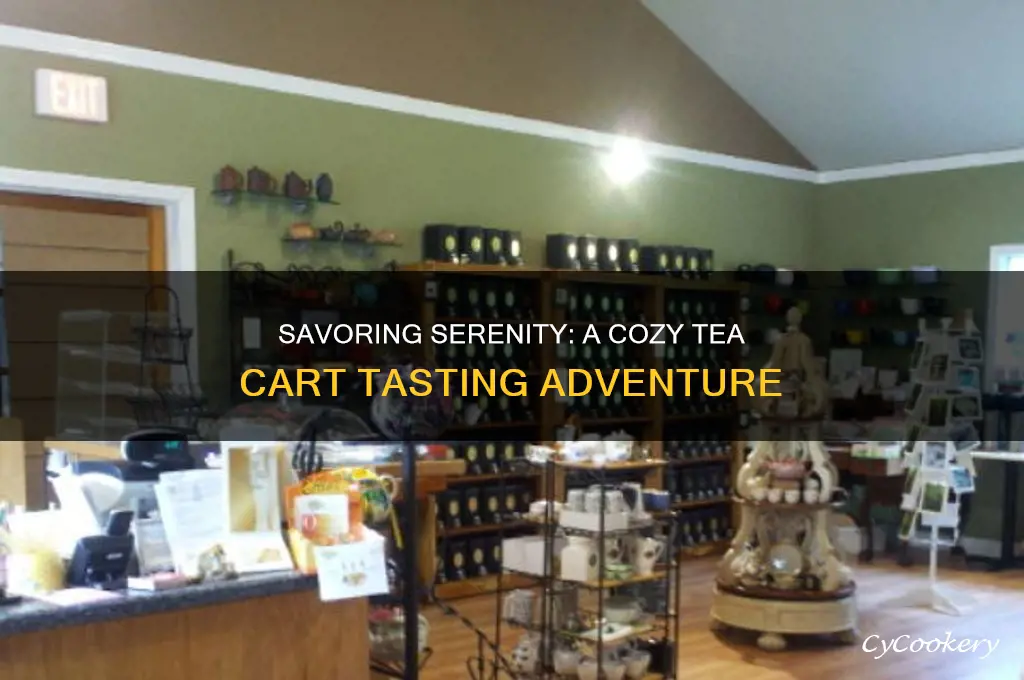 the cozy tea cart tea tasting