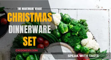 Veggie Christmas Nightmare: Dinnerware Set Woes