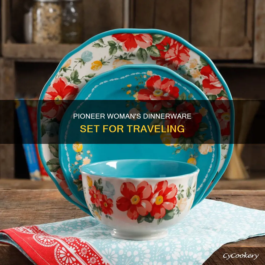 the pioneer woman traveling vines 12 piece dinnerware set