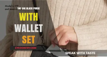 Elegant The Sak Black Purse & Wallet Set: A Stylish Duo