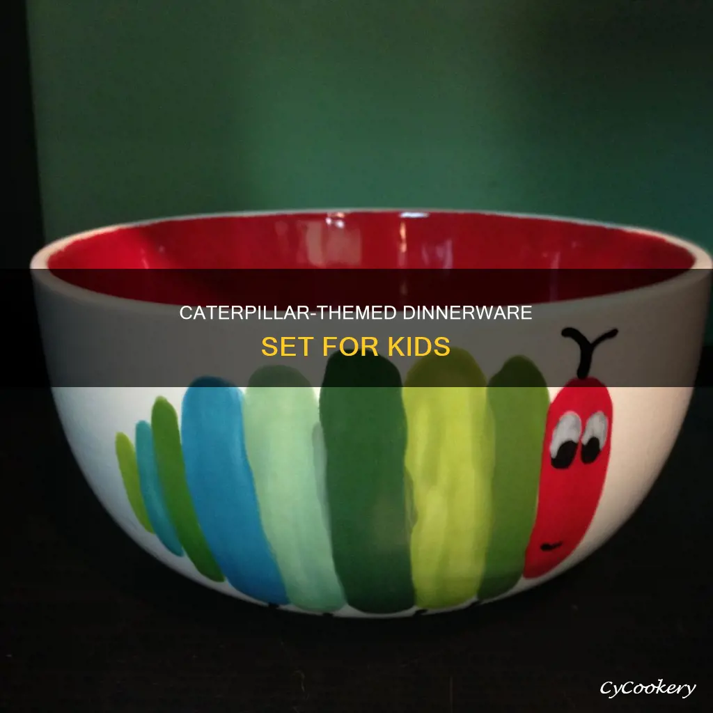 the very hungry caterpillar dinnerware set