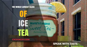 Sipping History: The World's Largest Glass of Iced Tea Unveiled