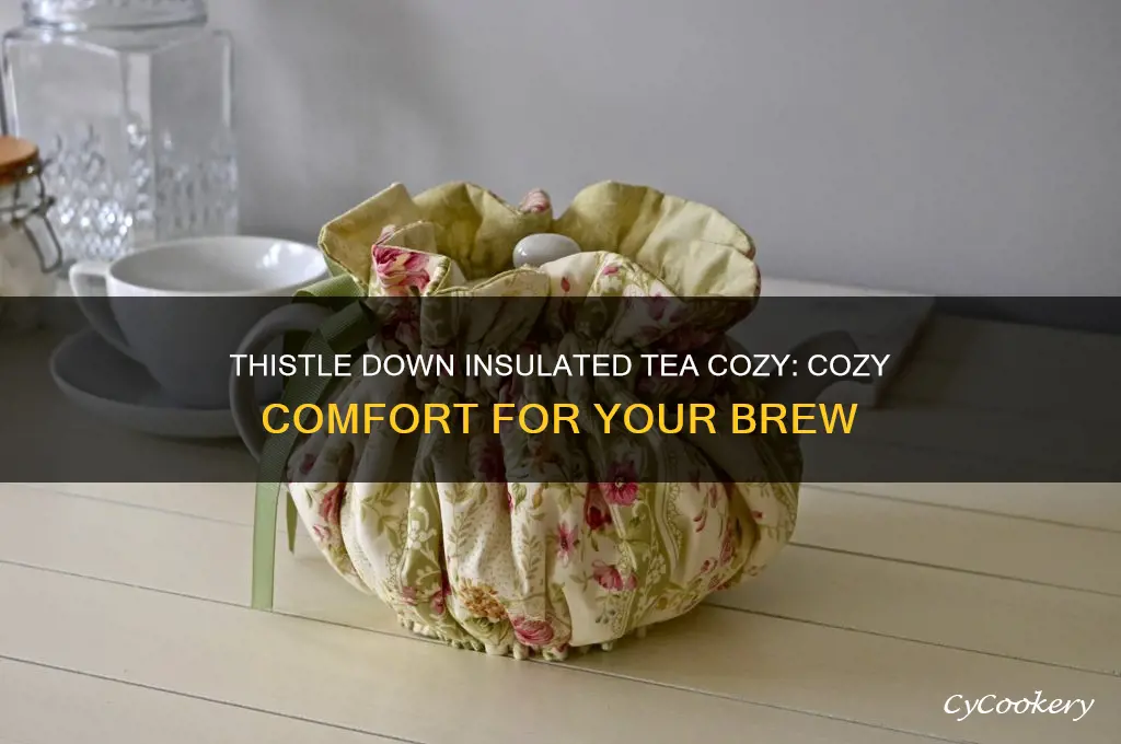 thistle down insulated tea cozy