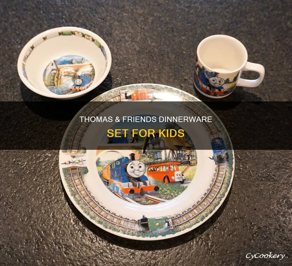 thomas and friend 3 piece dinnerware set