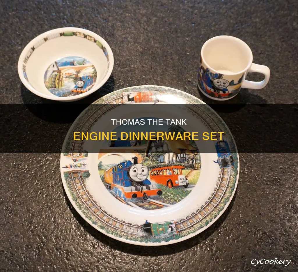 thomas the tank dinnerware set