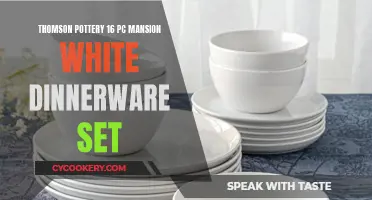 White Dinnerware Set for Modern Tables