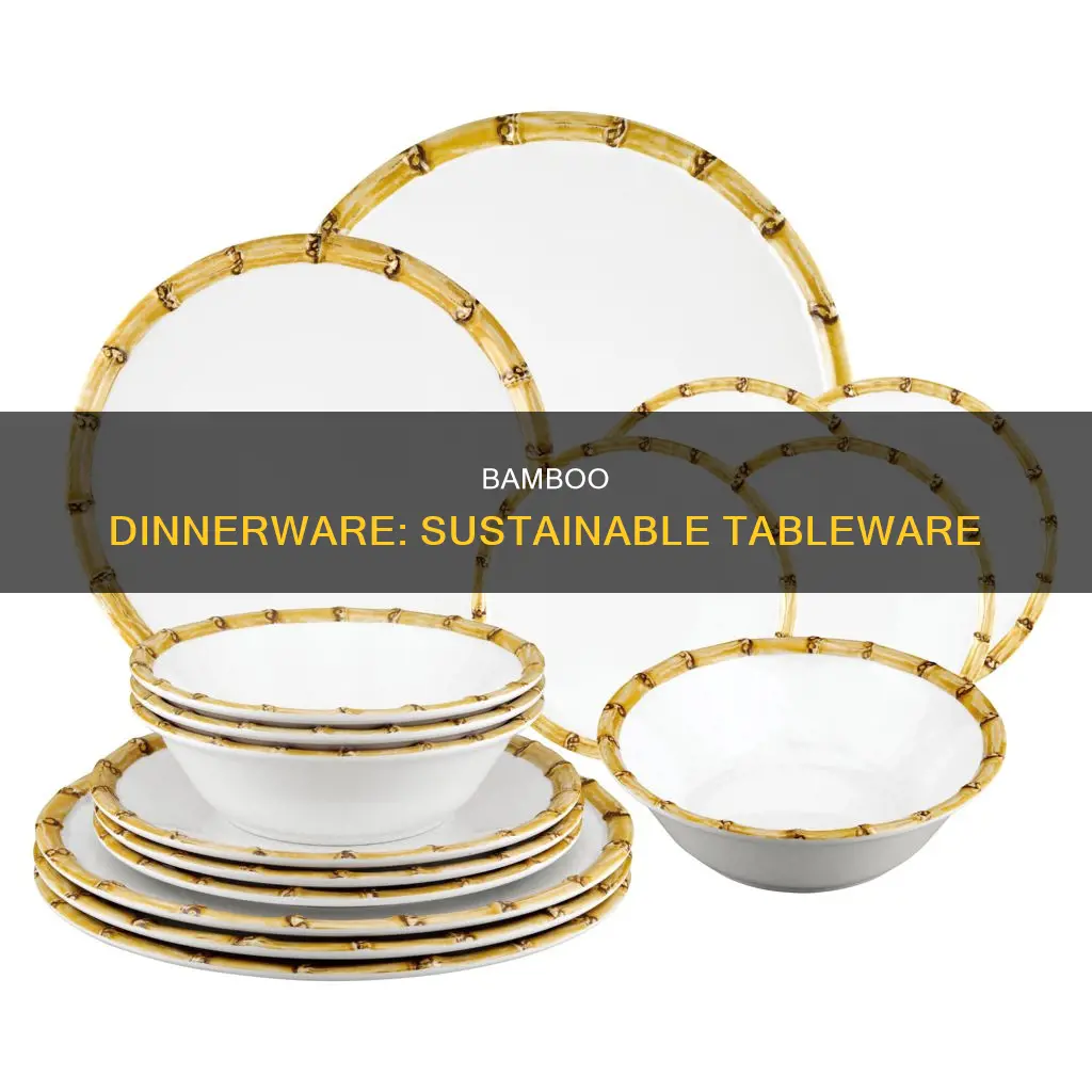 threshold bamboo dinnerware set