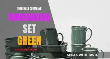 Courtland Dinnerware Set: Green Charm