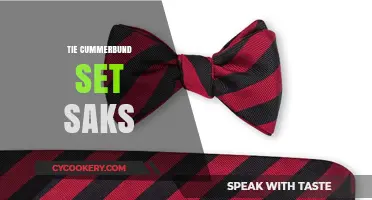 Elevate Your Formal Look: Tie & Cummerbund Set at Saks