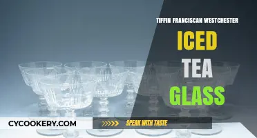 Elegant Tiffin Franciscan Westchester Iced Tea Glass: A Vintage Delight