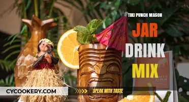 Tropical Tiki Punch: Mason Jar Mix for Easy Summer Cocktails