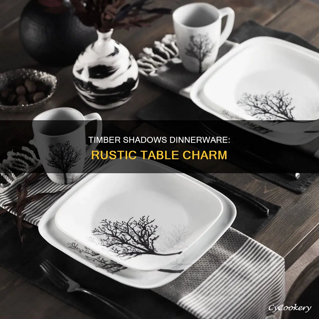 timber shadows dinnerware set