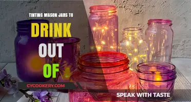 DIY Tinted Mason Jars: Crafting Colorful Drinkware for Every Occasion