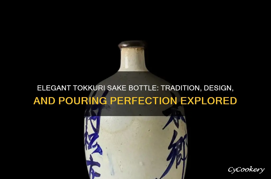tokkuri sake bottle