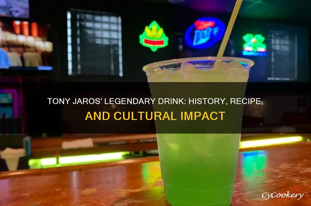 tony jaros drink