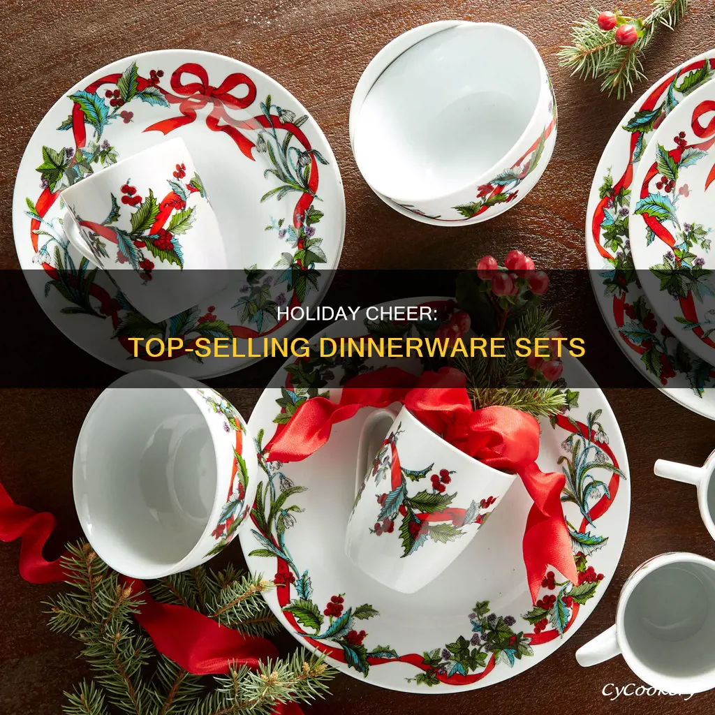 top selling holiday dinnerware sets