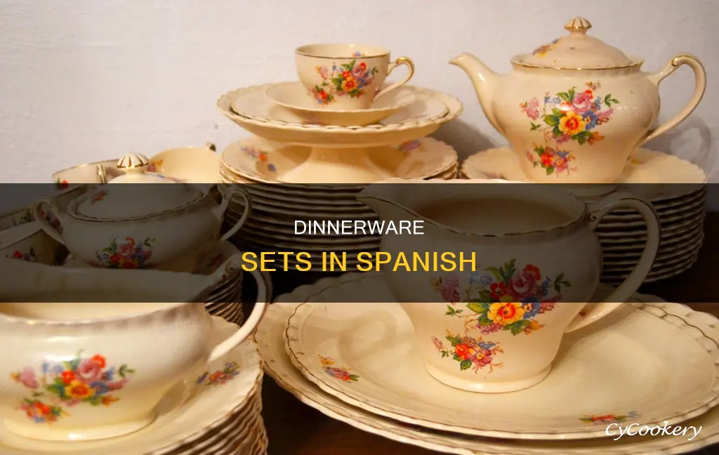 translate dinnerware sets to spanish