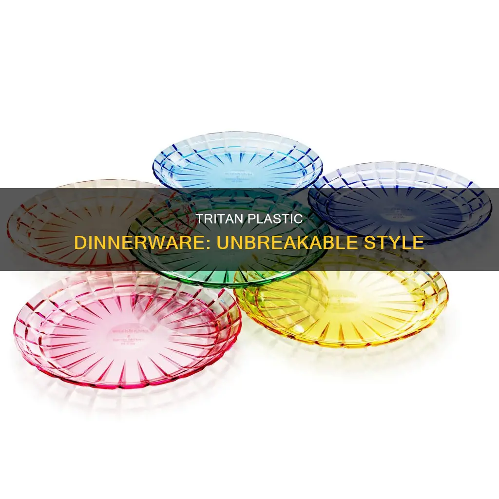 tritan plastic dinnerware set