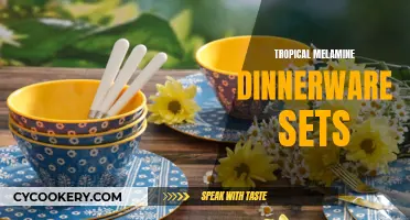 Melamine Dinnerware Sets: Tropical Style