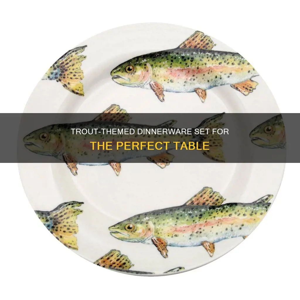 trout dinnerware set