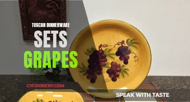 Tuscan Dinnerware Sets: Grape Motifs