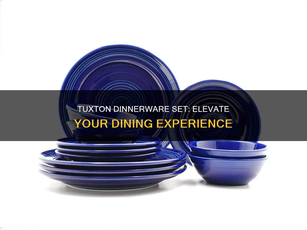 tuxton dinnerware set