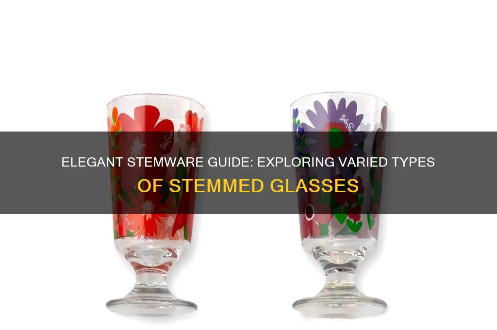 types of stemmed glasses