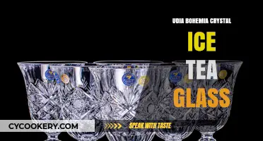 Elegant Udia Bohemia Crystal Ice Tea Glasses: A Stylish Sipping Experience
