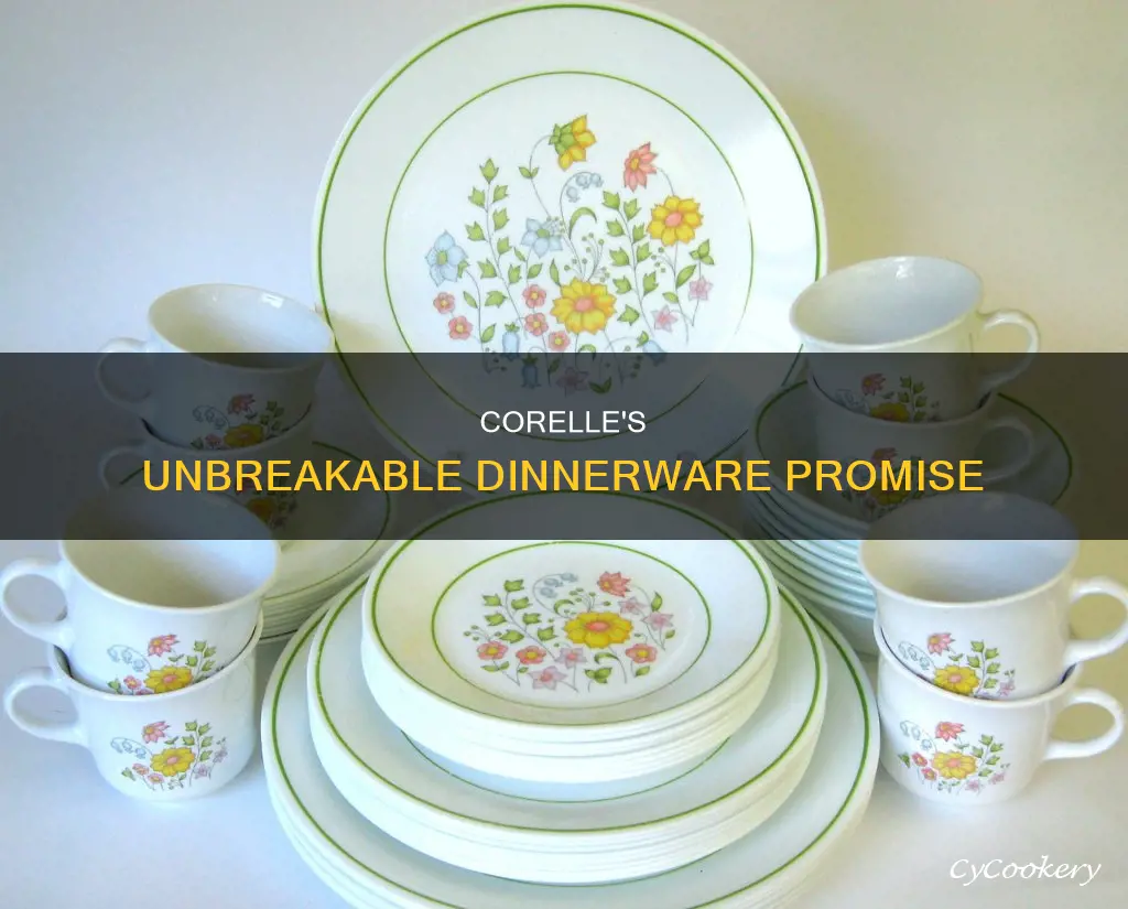 unbreakable dinnerware set corelle