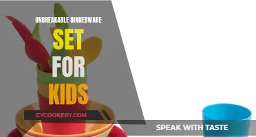 Dinnerware Set for Kids: Unbreakable and Safe