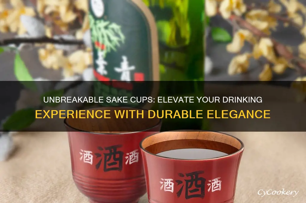 unbreakable sake cups