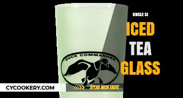 Uncle Si's Iced Tea Glass: A Duck Dynasty Fan's Must-Have