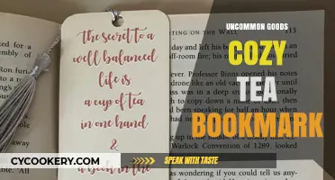 Uncommon Goods Cozy Tea Bookmark: A Unique Blend of Functionality and Charm