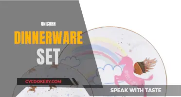 Unicorn Dinnerware Set: Magical Tableware