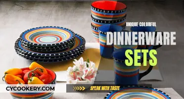 Vibrant Tableware: Unique, Colorful Dinnerware Sets