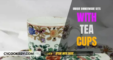 Dinnerware Sets: Teacups as Unique Centerpieces