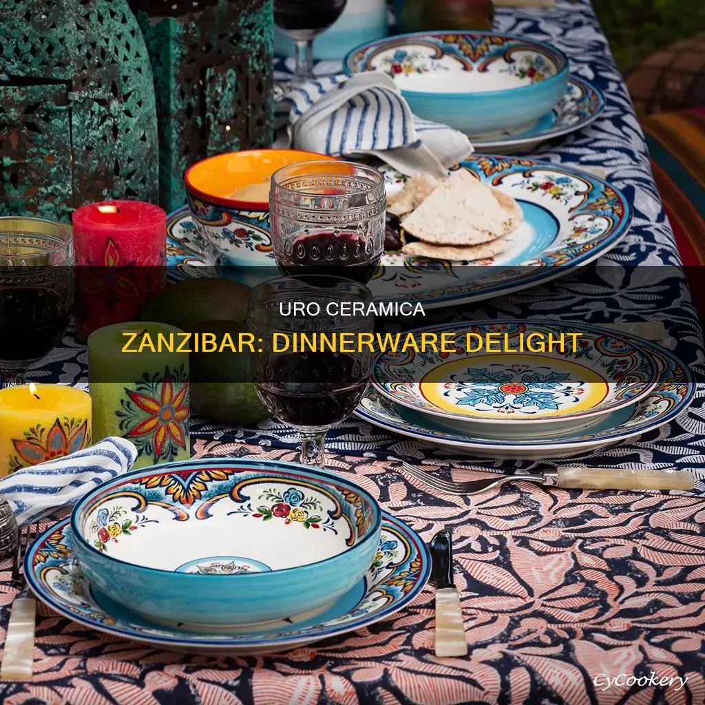 uro ceramica zanzibar dinnerware set