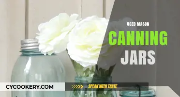 Revive Vintage Charm: Creative Uses for Used Mason Canning Jars