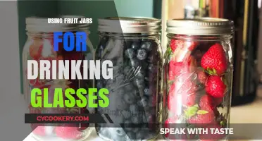 Creative Upcycling: Transform Fruit Jars into Stylish Drinking Glasses