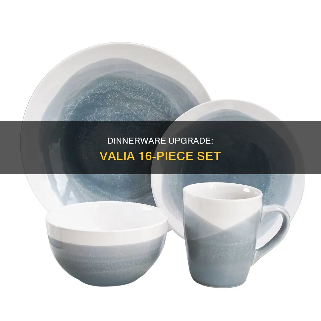 valia 16 piece dinnerware set