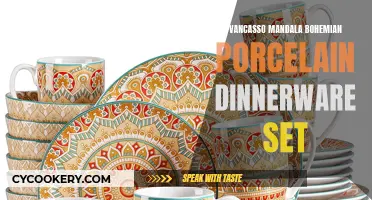 Mandala Porcelain Dinnerware Set for a Colorful Table