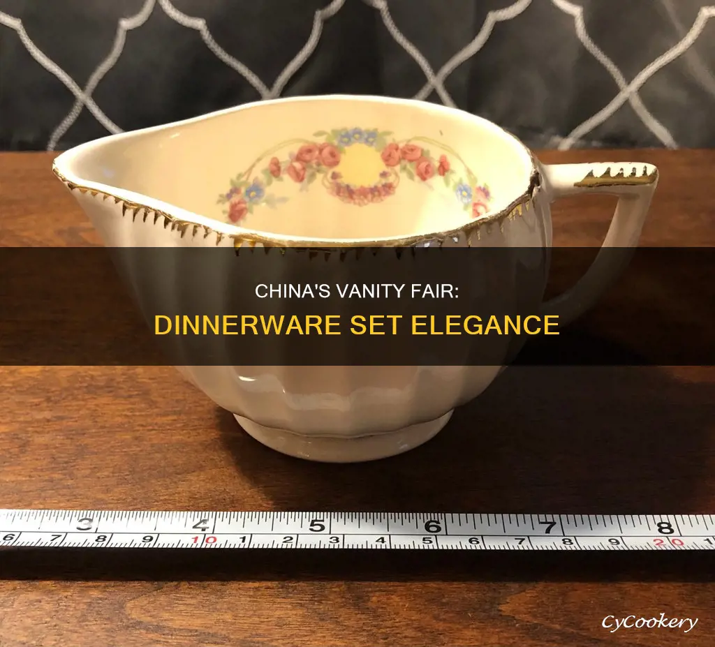 vanity fair china dinnerware set