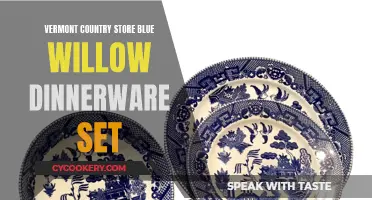 Blue Willow Dinnerware Set: Vermont's Country Charm