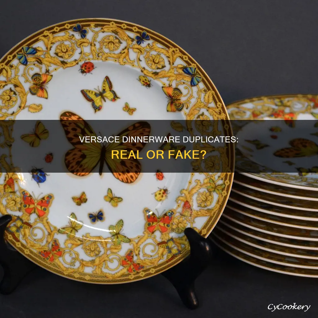 versace dinnerware set fake