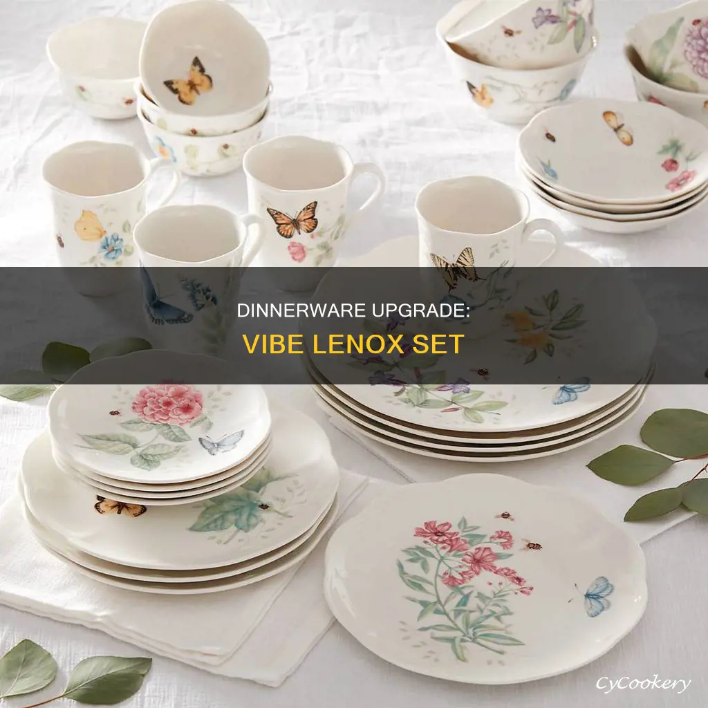 vibe lenox 12 piece dinnerware set