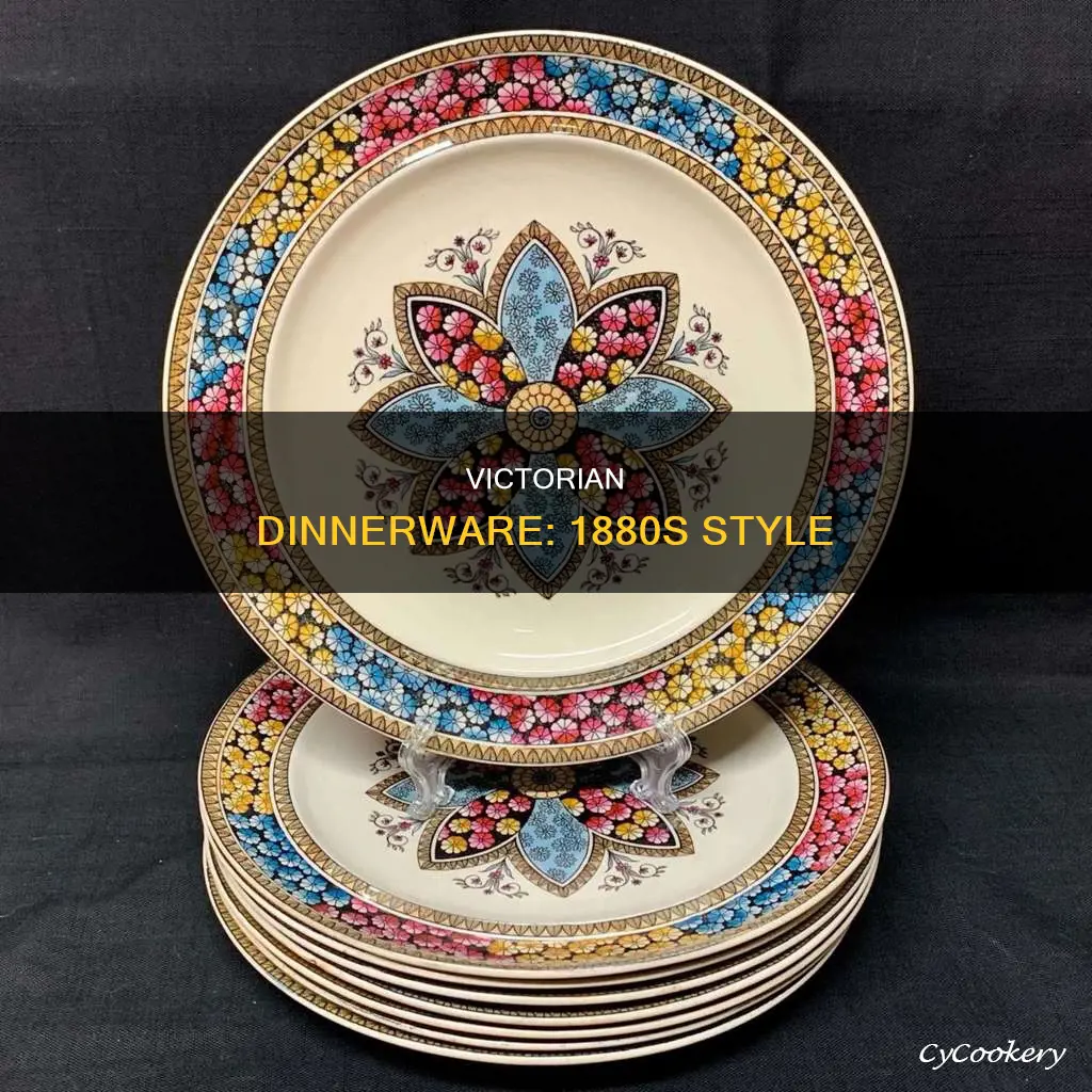 victorian dinnerware sets 1880s