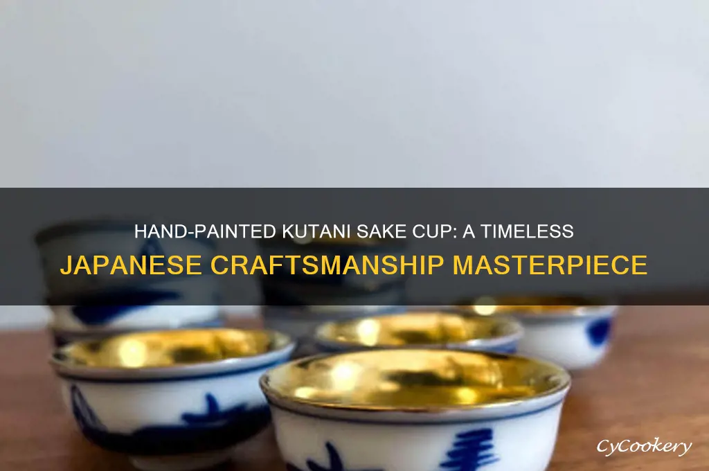 vihand painted generic kutani sake cup